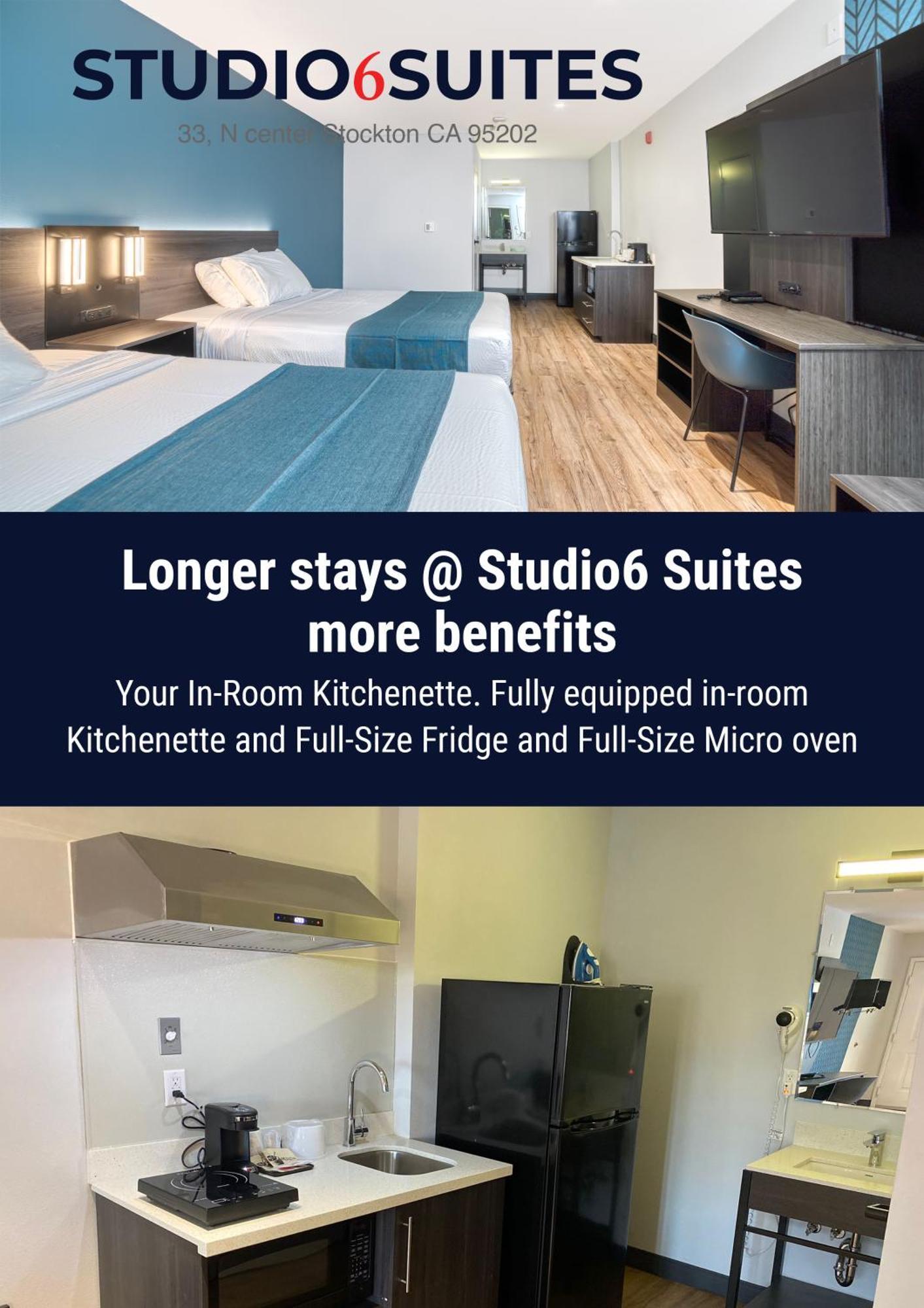 Studio 6 Suites Stockton, Ca Waterfront Luaran gambar